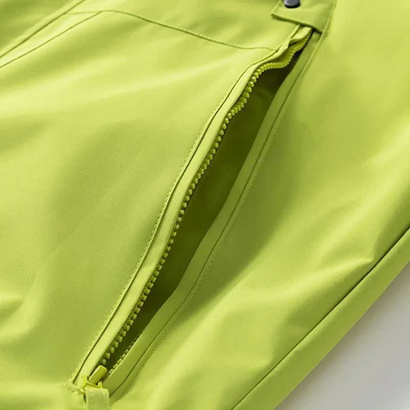 Spring Autumn Mens Outdoor Hooded Windbreaker Waterproof Mountain Skiing Hiking Camping Multiple Pockets Zipper M260325