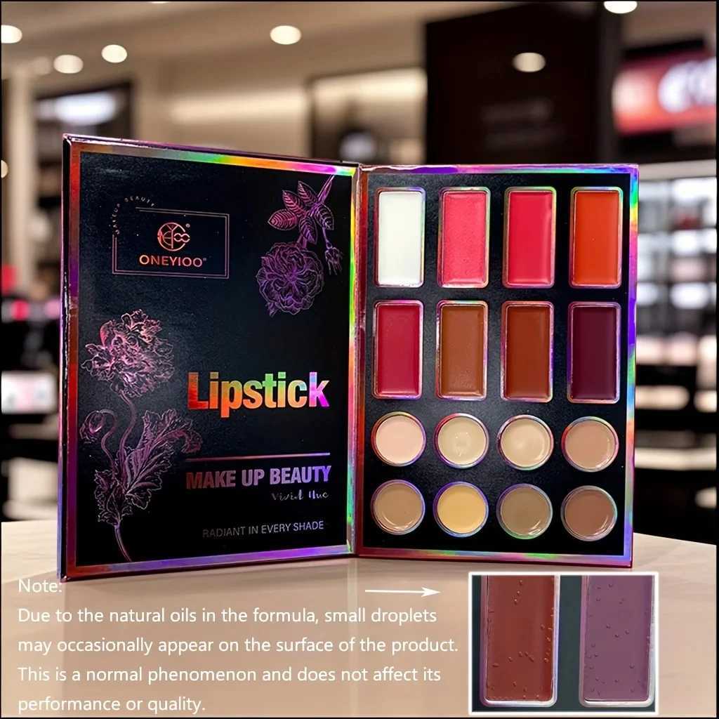 4-Page 55-Color Eyeshadow Palette with 24 Matte Shimmer Shades 6 Lip Glosses 9 Highlighters - Multifunctional Makeup SetXJ260319 - view 7