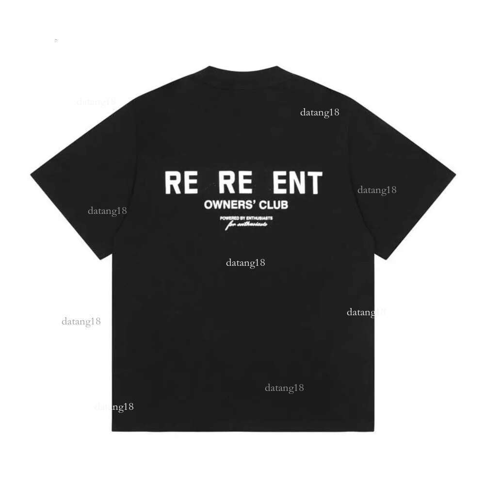 representers T Shirt Graphic Sweatershirt Retro Vintage Y2k Tshirts Mens High Street Washed Shirt Letter Print Cotton Graffiti Cotton Hip Hop Streetwear Tshirt 421