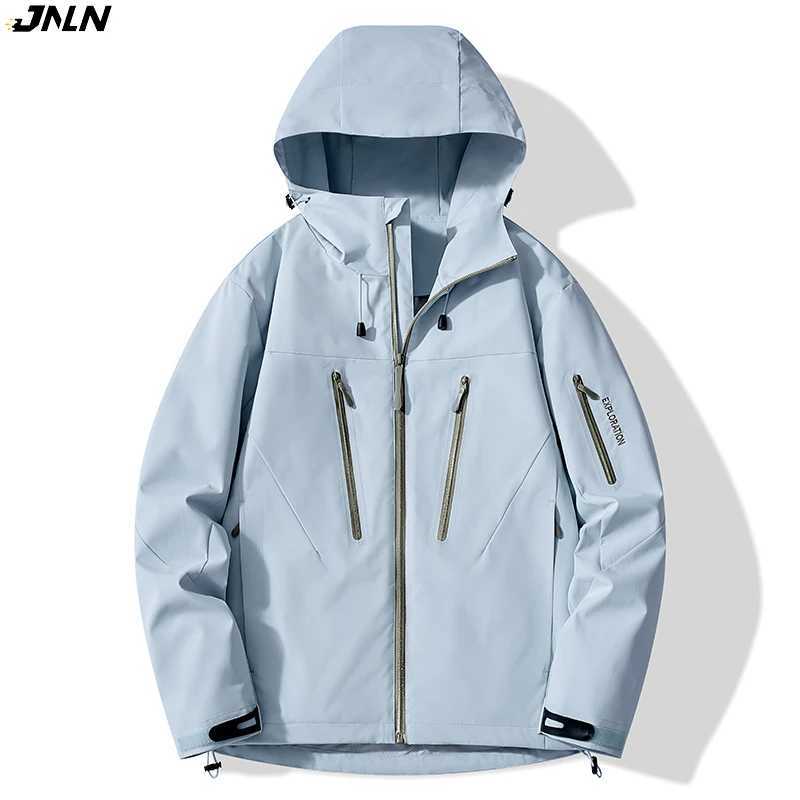 JNLN Unisex Rain Coat Hiking Camping Trekking Mountaineering Waterproof s Men Women Outdoor Sporty Windproof Windbreaker y12 M260325