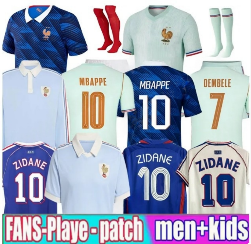 france jersey world cup 2026 27 French Soccer Jerseys MBAPPE GIROUD DEMBELE EKITIKE Olise GRIEZMANN Kids retro Football tops Shirt maillot de foot S 4XL