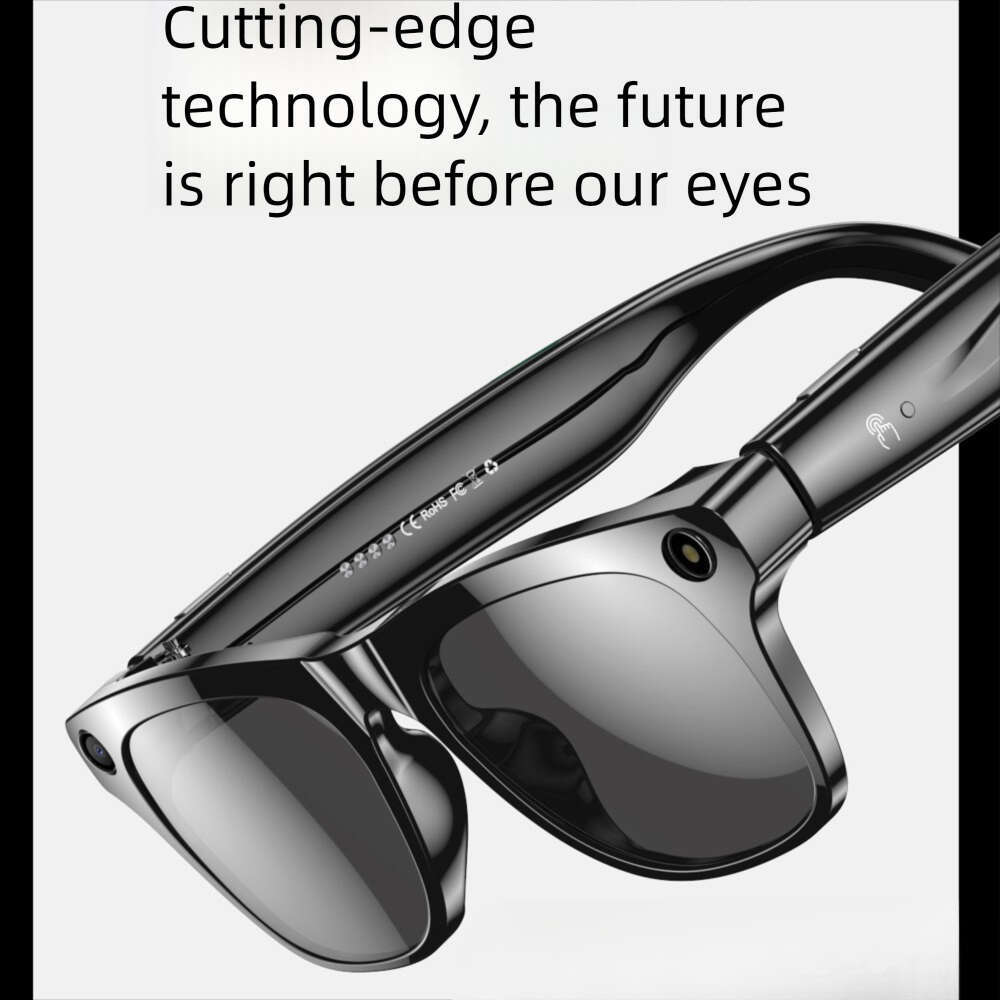 XK One Pro Tech Smart Glasses, AI Camera Voice Control, Bluetooth Translation & Video Recording, Multi-Function Future Glasses CKS