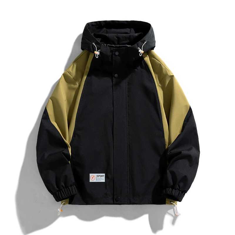 Men Hoodie Loose Outerwear Plus Size S-6XL Hiking Sportswear Mens Casual Breathable s Male Windbreaker Hoodies Coat M260325