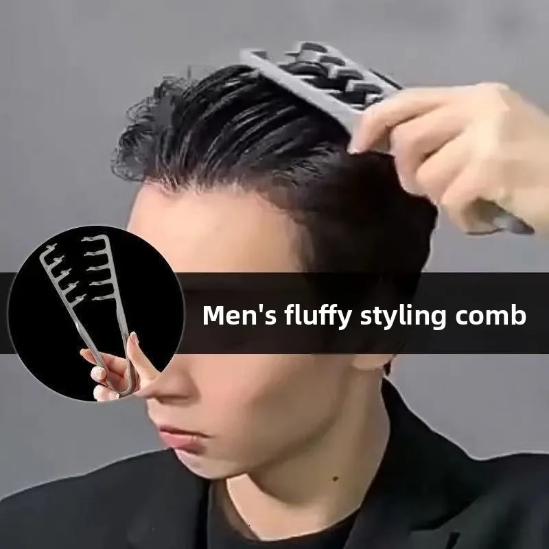 2 Pieces Mens Styling Combs Made of Plastic They are Suitable for Daily Commute Business Trips Travel and Office Use 260325