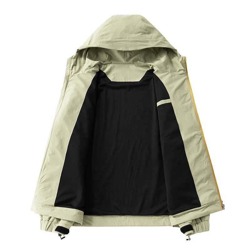 CHRLCK Mens Hiking Waterproof Windproof Windbreaker Women Outdoor Camping Trekking Fishing Fashion Coats Unsiex a03 M260325
