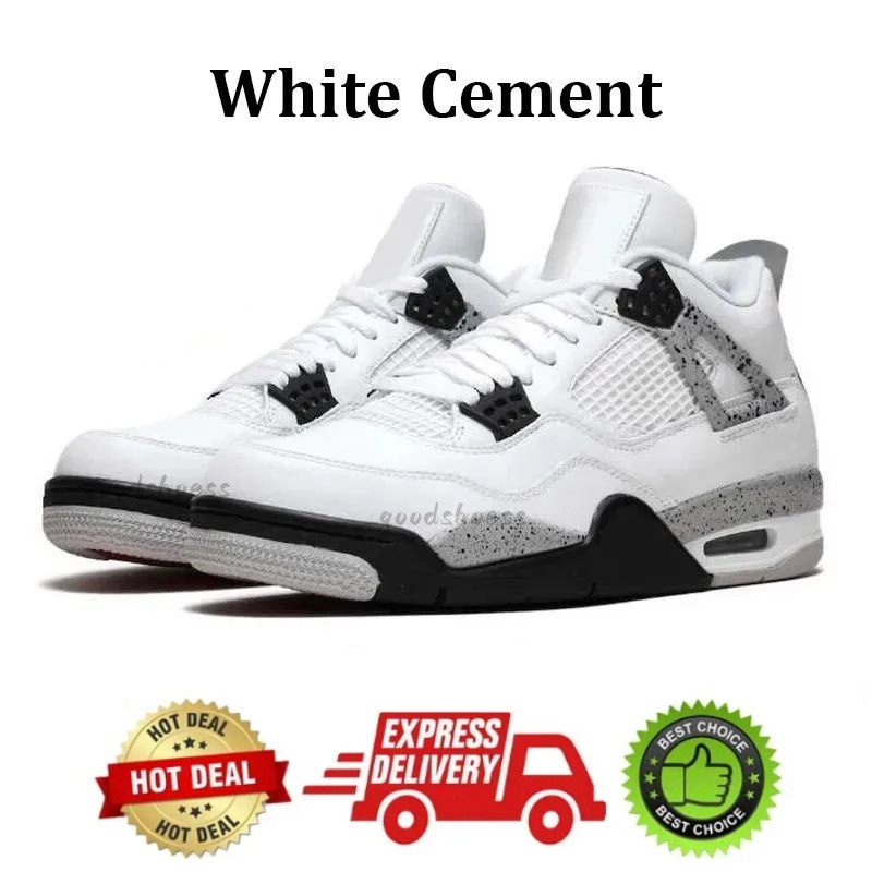 Designer Basketball Shoes 4 Metallic Reimagined Fire Red Sneakers 4s Chaussures White Cement Cool Grey Olive Men Women Trainers With Box size36-47