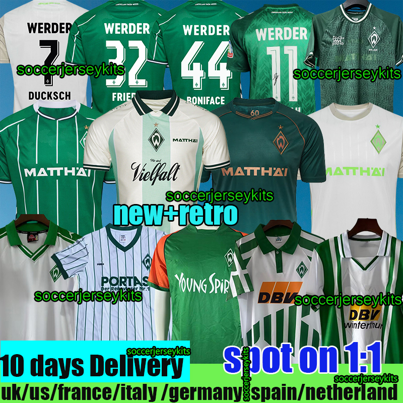 3xl 4XL Werder Bremen jerseys FRIEDL SCHMID STAGE MBANGULA football shirts 1994 95 Bremen retro Bremen jerseys 96 97 Trikot