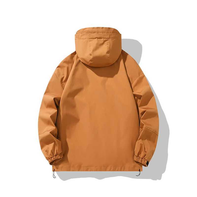 CHRLCK Mens Waterproof Hiking s Windproof Windbreaker Coat Women Breathable Fishing Camping Trekking Zipper M260325