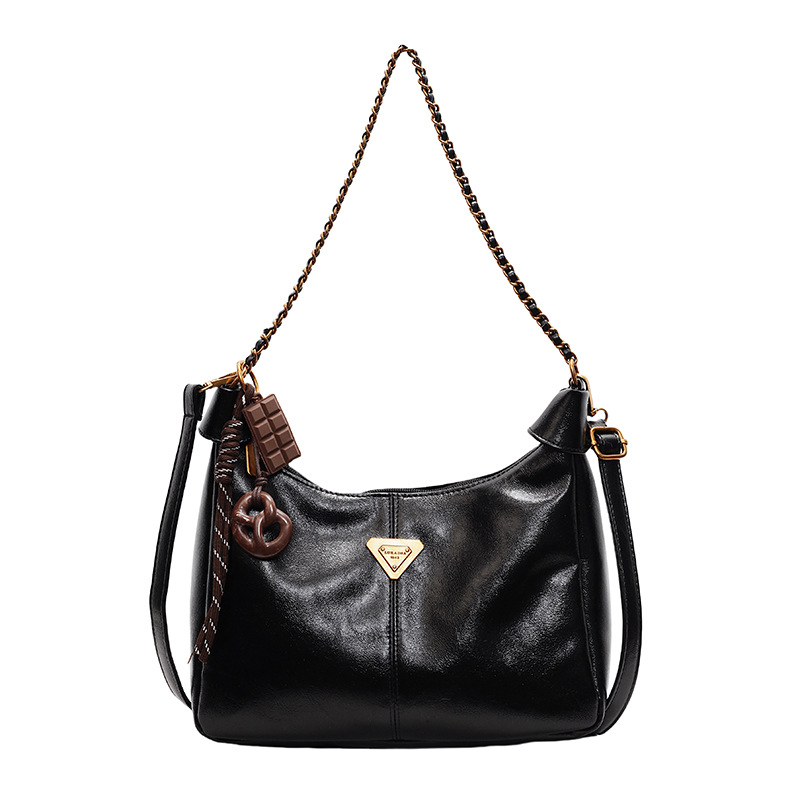 Free shipping designer bags for womens Shoulder bags black brown Fashionable and versatile Simple chain crossbody bag