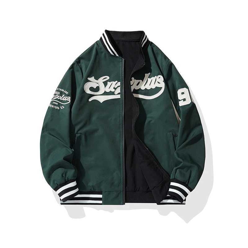 American baseball uniform youthful trend fashionable and versatile American fashion brand ins street style flying suit cou C260325