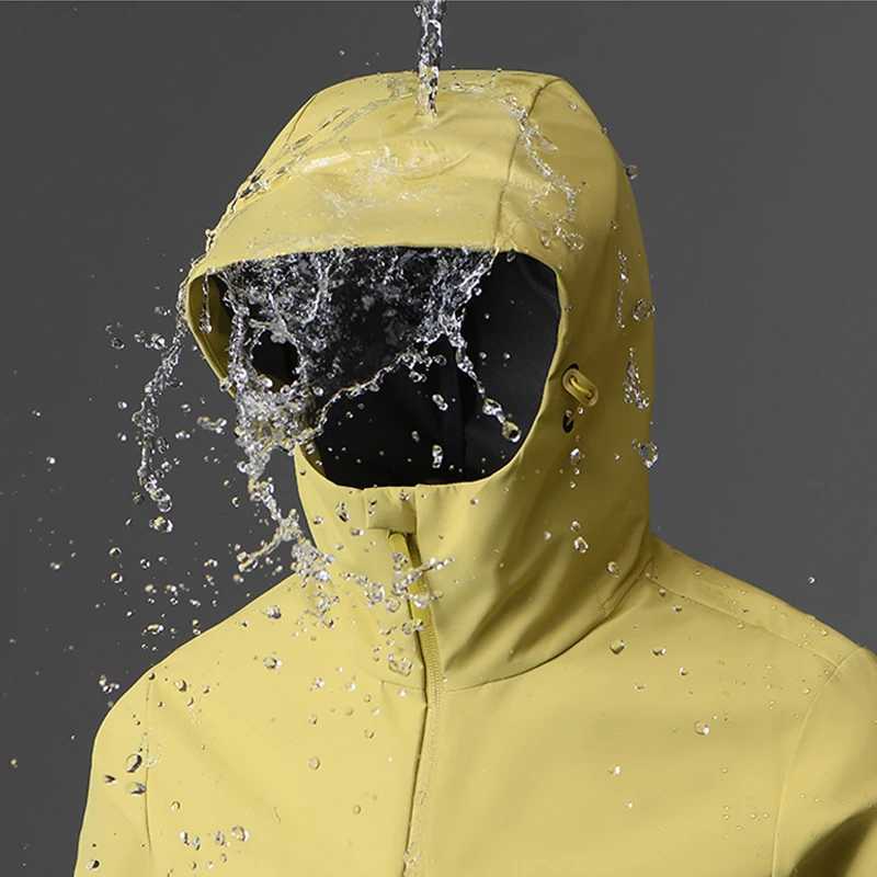 JNLN Mens Womens Waterproof s Hiking Trekking Windbreaker Unisex Outdoor Sporty Rain Coat Windproof Climbing Clothes M260325