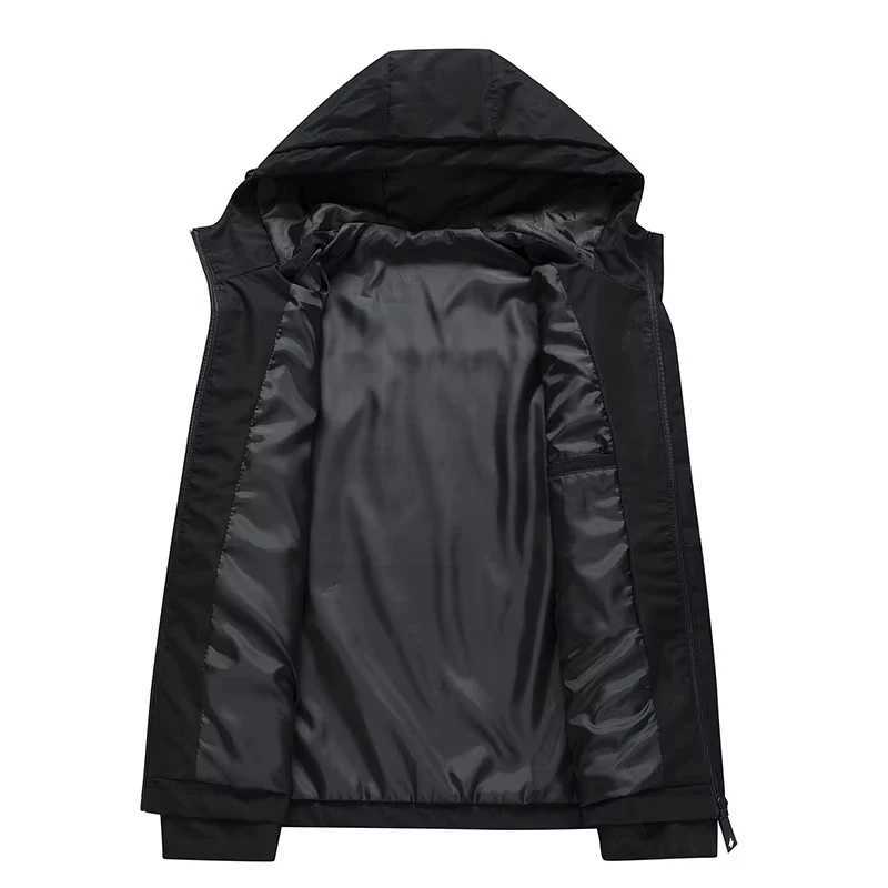 Mens Waterproof Rain Lightweight Outer Hooded Outdoor Raincoat Hiking Windproof Climbing Outdoor s M260325