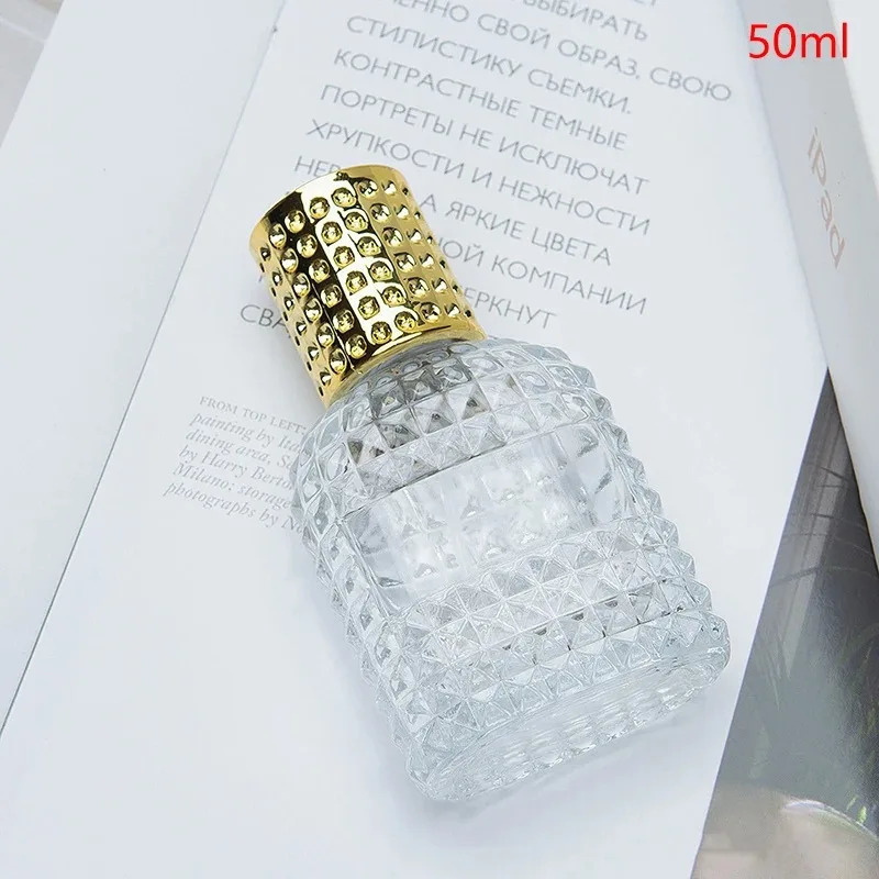 1/3Pcs 30ml 50ml Style Pineapple Portable Glass Perfume Bottle With Spray Empty With Atomizer Refillable Bottles 260318
