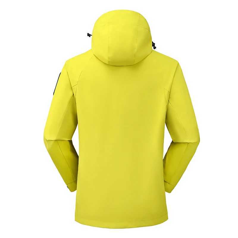 JNLN Unisex Waterproof Outdoor Windbreaker Rain Coat for Climbing Hiking Camping Trekking Men Women Windproof Breathable M260325