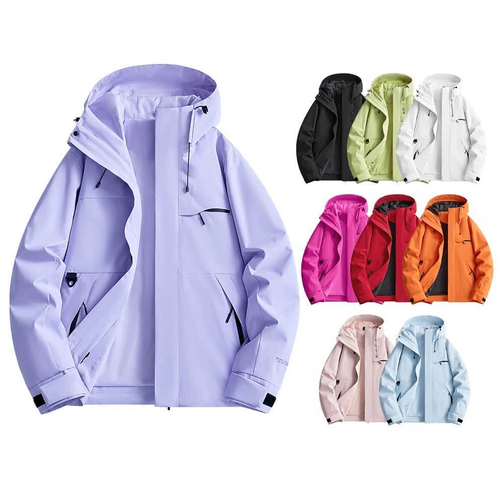 Spring Fall Waterproof Hiking Women Hooded Hunting Running Trekking Fishing s Outdoor Ride Climbing Windbreaker M260325