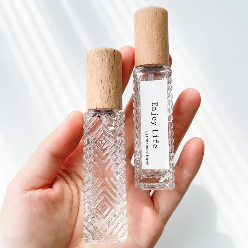 2PCS 12cm 15cm High Quality Perfume Spray Bottle Empty Glass Parfum Atomizer Travel Cosmetic Bottl Sample Vials Refillable Mini 260318