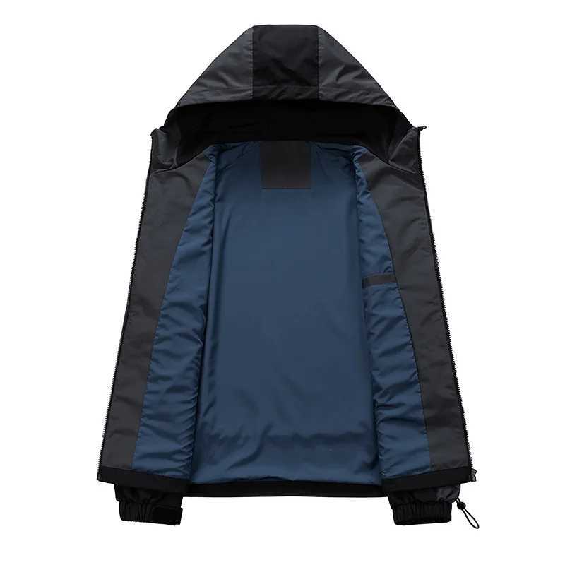 CHRLCK Men Women Waterproof Hiking s Splicing Windproof Camping s Trekking Fishing Windbreakers Outdoor M260325