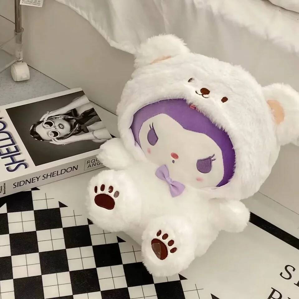 25Cm Kawaii Sanrio Plush Hello Kitty Cinnamonroll Kuromi Pochacco Stuffed Plush Doll Cartoon Cute Toys Children Birthday Gifts - view 5