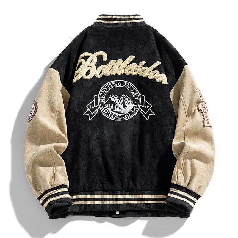 New Baseball Jacket Men Fashion Embroidered Jackets Coats High Street Outwear Man Bomber Jacket Hip Hop Clothing Top C2603250