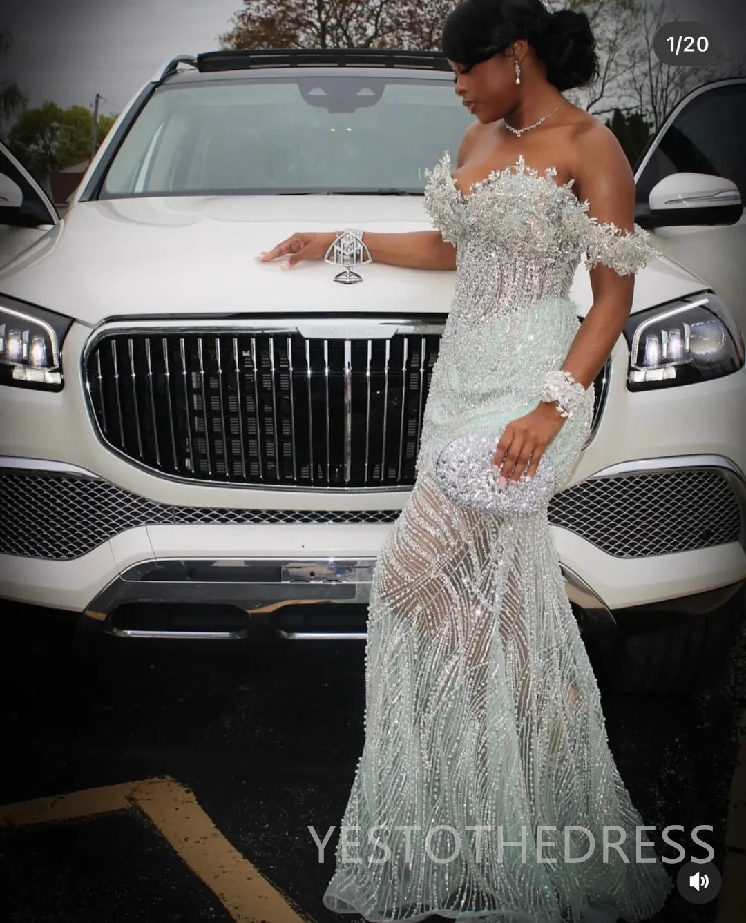 Mint Mermaid Aso Ebi Prom Dresses 2026 Sweetheart Crystals Beaded Evening Formal Party Second Birthday Engagement Gowns Plus Size Dress For Occasions 