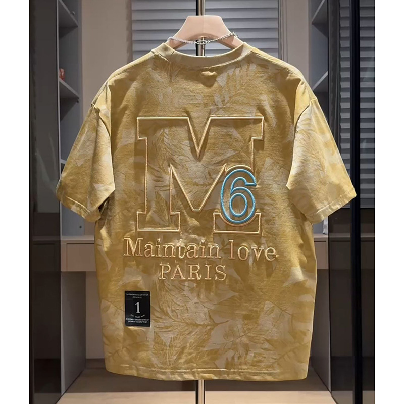 Men's 2026 Summer New Arrivals Streetwear Cool Embroidered Graphic Tees | Fashion Oversized Casual Short Sleeve T-Shirts
