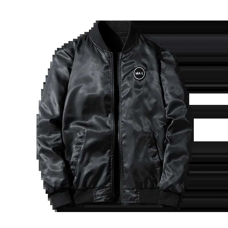 Coat Mens Air Force Pilot Jacket MA1 Autumn/Winter Baseball Suit Trendy Brand Double Sided Thickened Large C260325