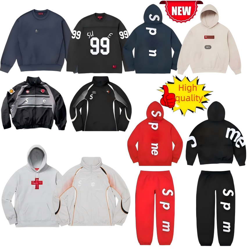 New fashion Men's hoodie designer hoodie American street fashion brand letter embroidery hoodie men's pure cotton plus size sweat absorbing y2k sup hip hop hoodie