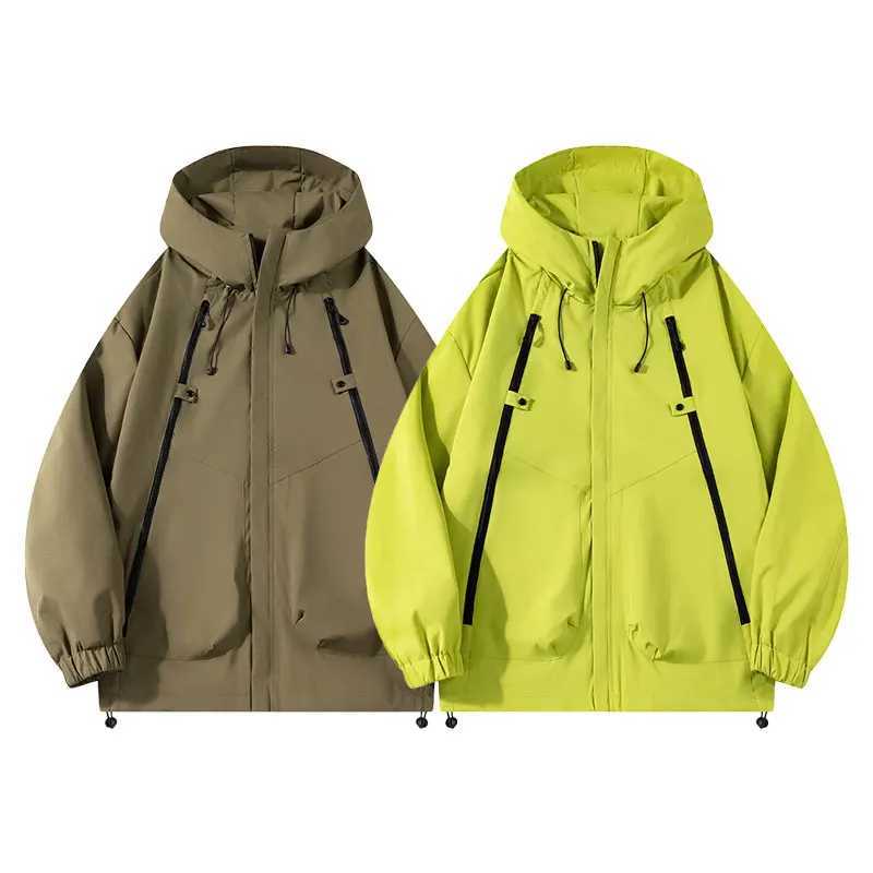 Unisex Hiking Male Outdoor Windproof Breathable Camping Hooded Spring Autumn Solid Cycling Climbing Casual Coats M260325