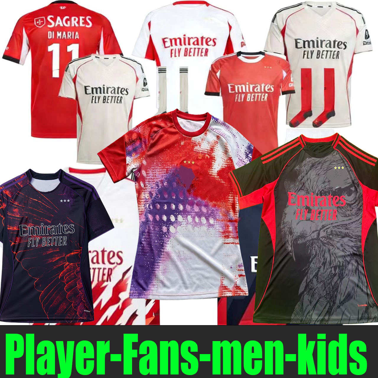 25/26 BeNfIcAS AKTURKOGLU Richard Rios Soccer Jerseys 2025 Special Edition KOKCU PAVLIDIS shirt kids kit AMDOUNI AURSNES BARREIRO FLORENTINO BESTE football 888