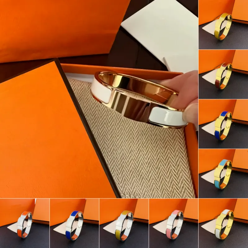 13mm Classic Brand Designer Bracelet Woman 18K Gold Fashion Luxury Bracelet Man Unisex Bracelet Valentine's Day Gift High Quality Designer Love Jewellery 17/19CM