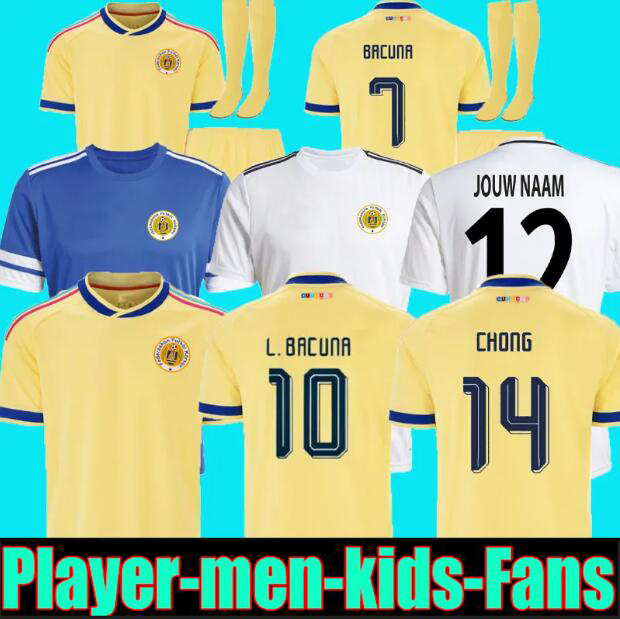 S-4XL 26 27 Curacao Soccer Jerseys 2026 2027 Home Away Fans Players Men Kids Football Jersey Shirt Kit BACUNA CHONG S-4XL