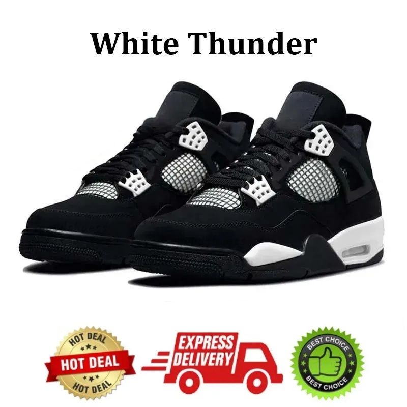 Designer Basketball Shoes 4 Metallic Reimagined Fire Red Sneakers 4s Chaussures White Cement Cool Grey Olive Men Women Trainers With Box size36-47