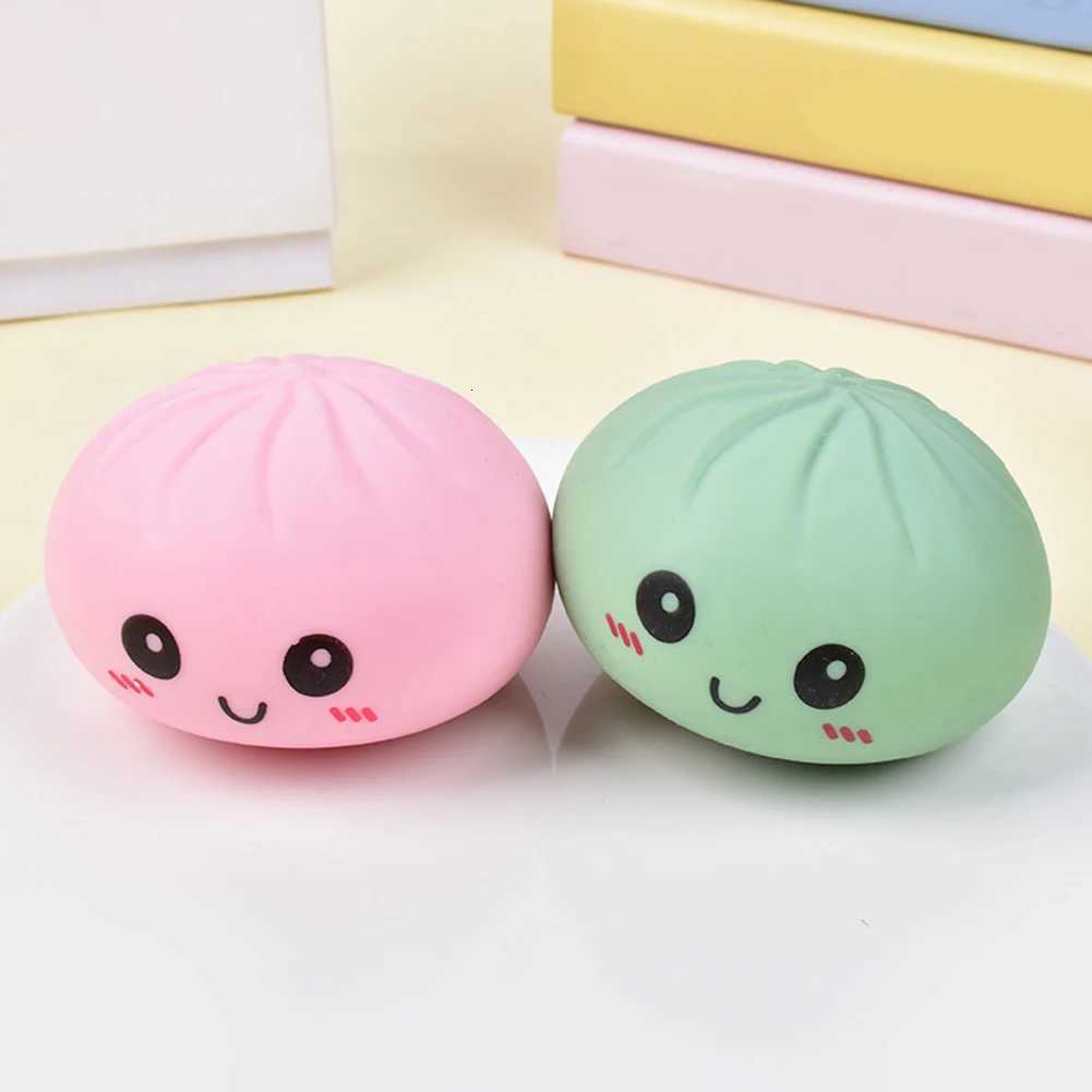 Steamed Stuff Bun Anti-Stress Ball Fidgets Toy Dumpling Squishies Soft Slowing Rebound Foam Toy Ultra-Soft Decompression C260325 C260327