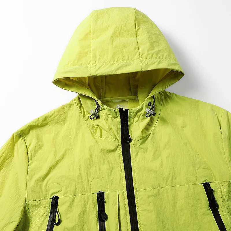 CHRLCK Unisex Hiking Summer UPF50 Windbreaker Quick Drying Camping Trekking Fishing s Sun Protection Coats b17 M260325