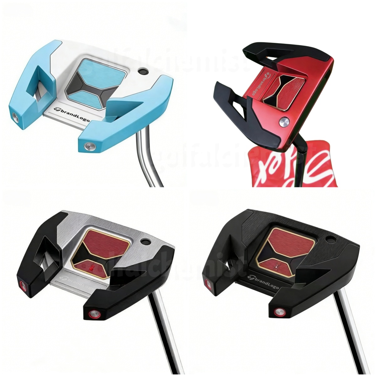 Golf Clubs putter Black/Silver/Blue/Red 32/33/34/35 inch with steel shaft and grip real photo and more style contact seller golfmaster