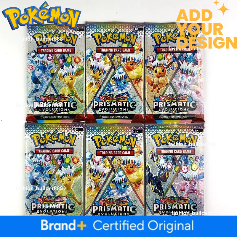 1/2/3Box Prismatic Evolutions English Booster Battle Pokemon Card Game Carte Trading Collection Cards