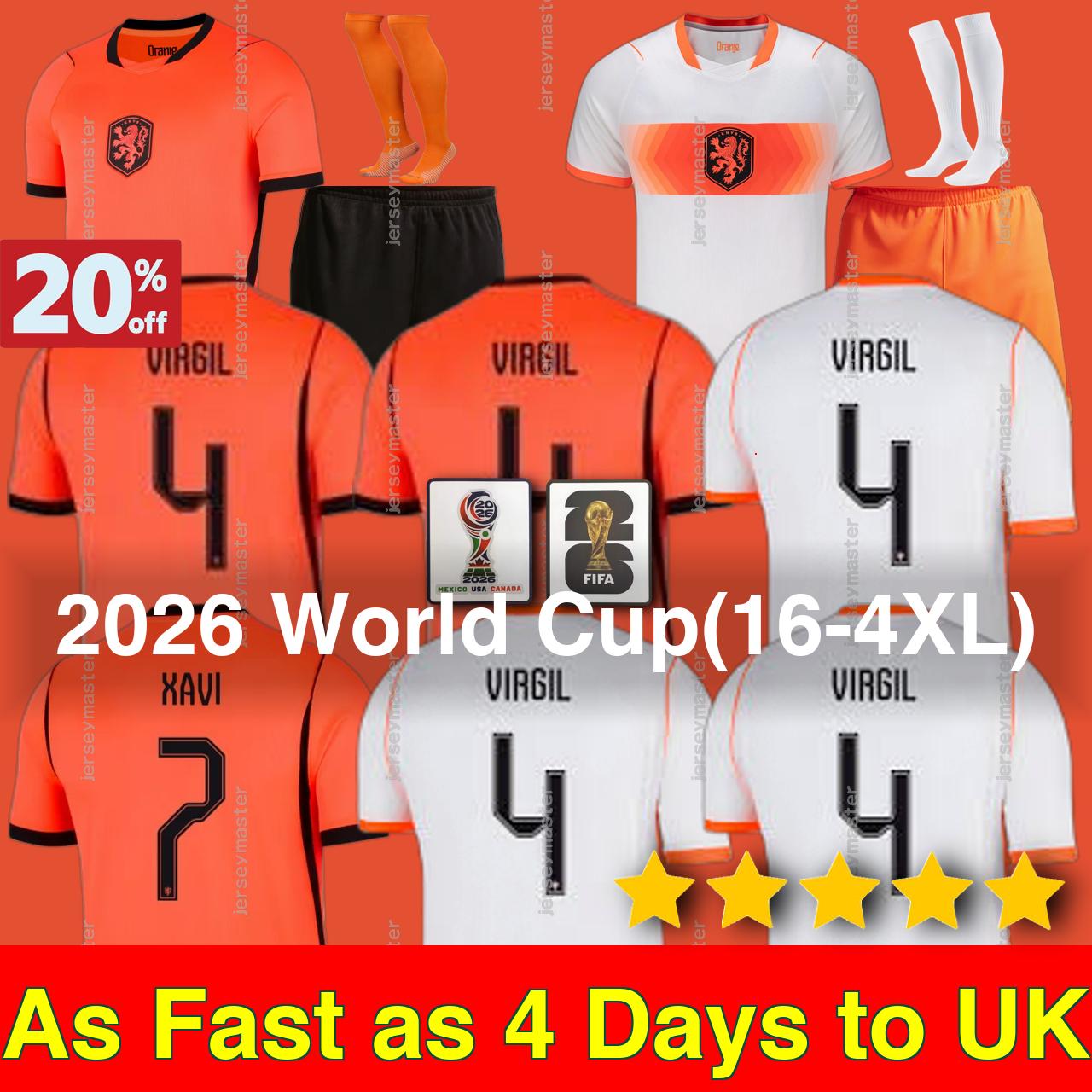 Nederlands Elftal Netherlands 2026 World Cup Kit MEMPHIS GAKPO Soccer Jersey GRAVENBERCH F. JONG LIGT J.TIMBER VAN DE VEN Dutch Holland Football shirt men kids