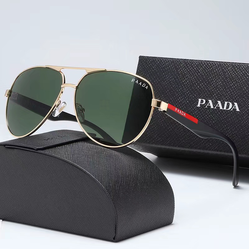 designer sunglasses Men Metal Frame Goggle lenses cool retro frame pattern frame flat lenses Beach Sun Retro Frame very good