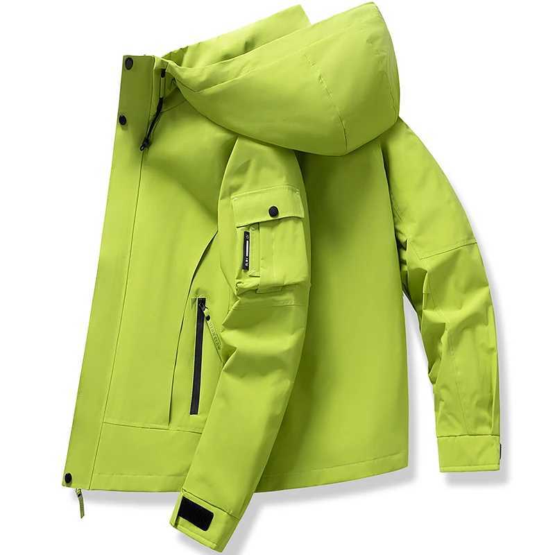 Men Spring Autumn Hooded Windproof Comfortable Breathable Cargo Coat Male Outerwear Gym Hiking Casual Sport Charge M260325
