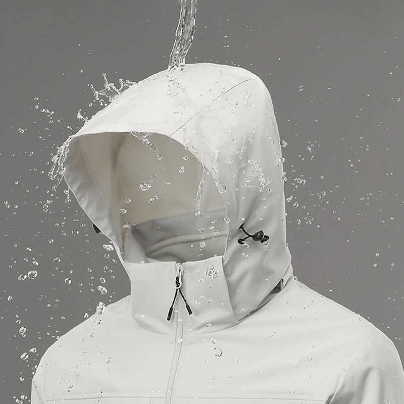 LNGXO 3-in-1 Fleece Waterproof Mens Womens Winter Coat for Hiking Climbing Camping Skiing Warm Windproof Windbreaker M260325