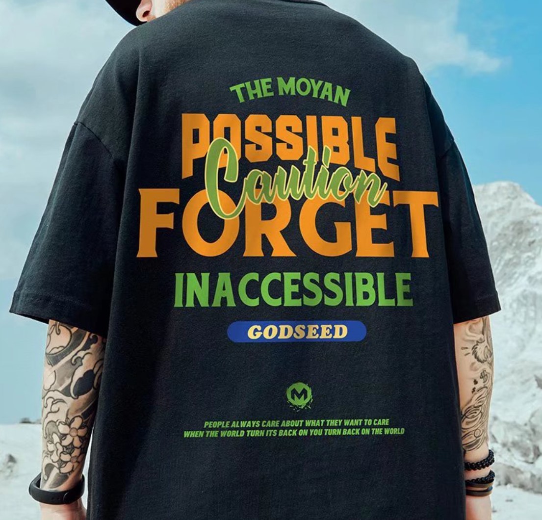 Street Hip-Hop Oversized Graphic T-Shirts | Loose Casual Chinese-American Streetwear Tees