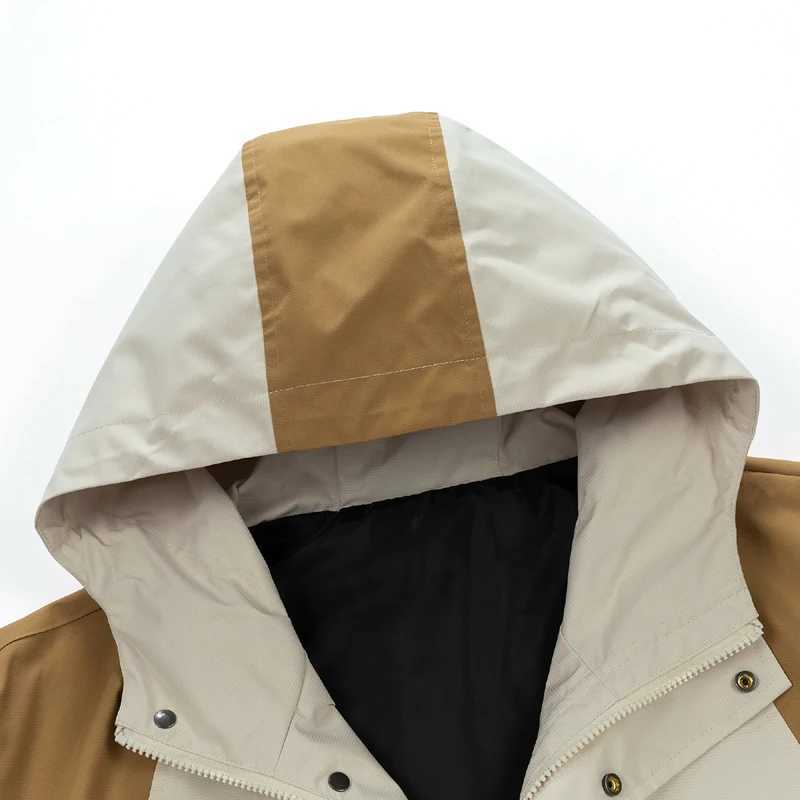 Men Hoodie Loose Outerwear Plus Size S-6XL Hiking Sportswear Mens Casual Breathable s Male Windbreaker Hoodies Coat M260325