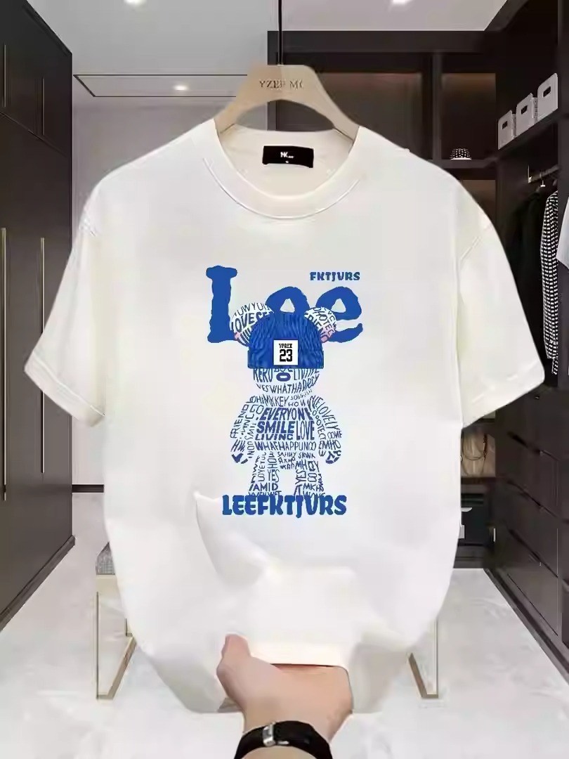 2026 Summer New Arrivals Men's American Streetwear T-Shirts | Heavyweight Cotton Cool Crew Neck INS Short Sleeve Tops