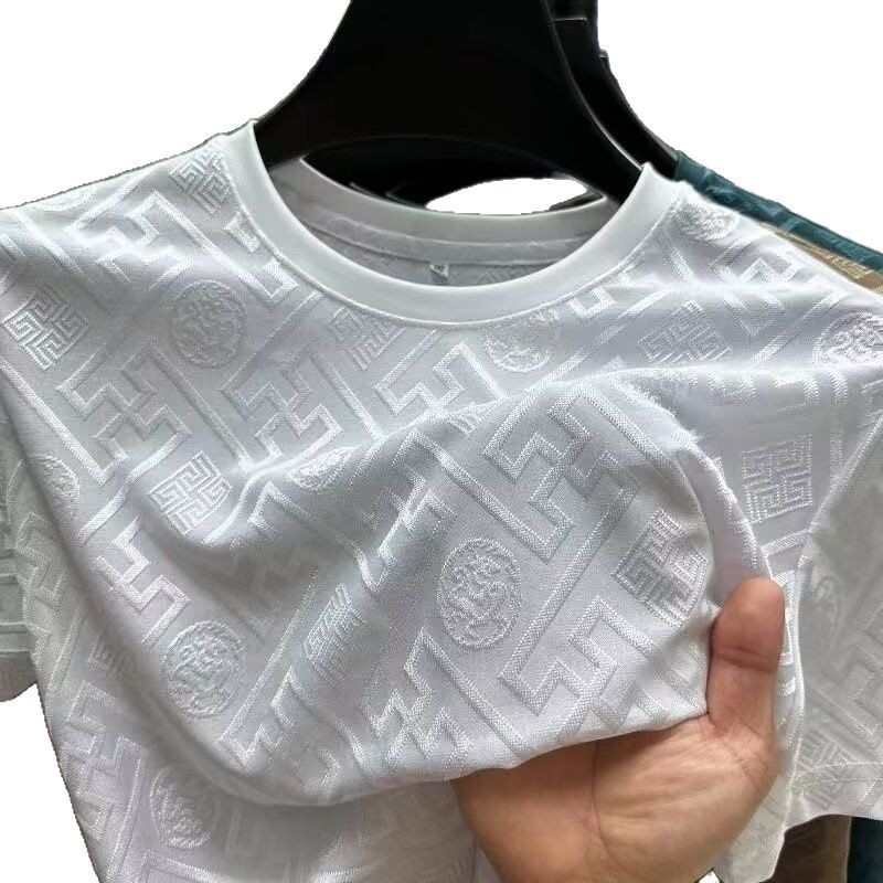 Men's 2026 Summer New Arrivals Ice Silk Graphic T-Shirts | Crew Neck Cooling Lightweight Casual Base Layer Tees