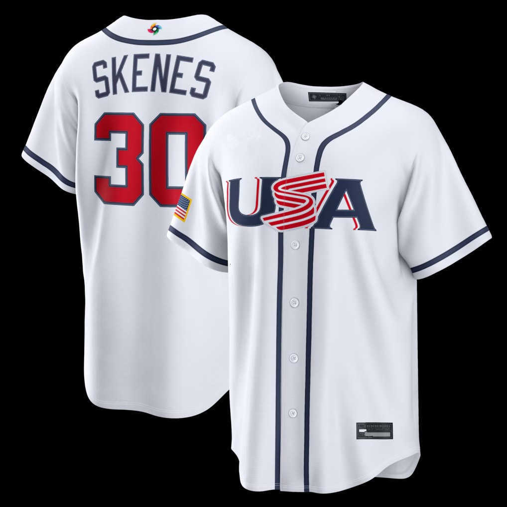 USA Team 2026 WBC Baseball Jersey Crow-Armstrong Releigh Skenes Judge Smith Bichette Trout Tucker Betts Harper Realmuo Soto Personalised Stitched X260302