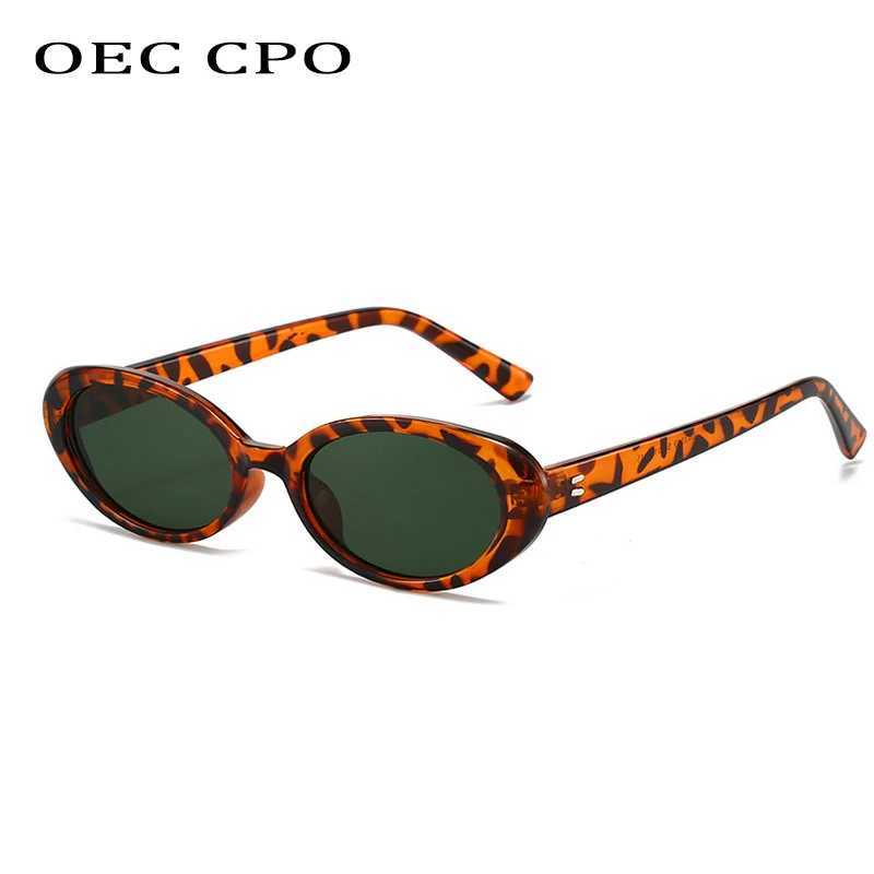 Retro Vintage Oval Sunglasses Woman 2024 Brand Designer Round Sun Glasses Men UV400 Punk Style Luxury Eyewear Female Oculus D260326
