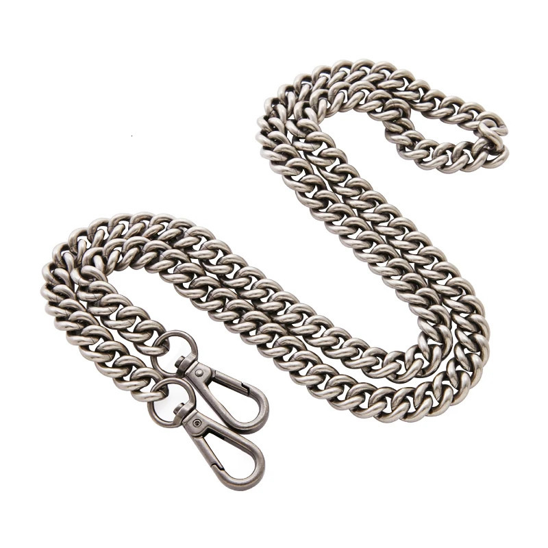 13mm Women Bag Chain Strap DIY Bag Accessories Repairement Parts Bag Clasp Shoulder Bag Chain Buckle Old silver High Quality 260326