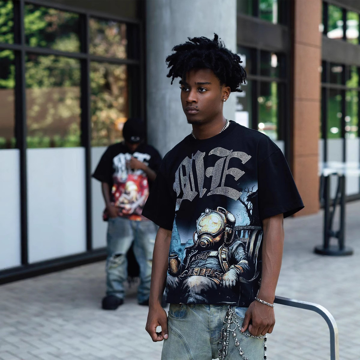 Designer Shirt Refreshing Comfortable Fabric Womens T-Shirt Short Sleeve Embroidery Free Style Daily Wear High Quality Summer New Couple's Style 