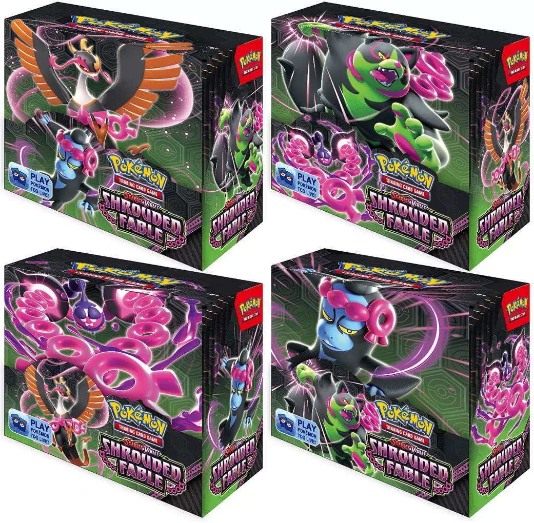 Pokemon Cards Prismatic Evolutions Shrouded Fable Fusion Strike Blind Box 360pc/1box - view 3
