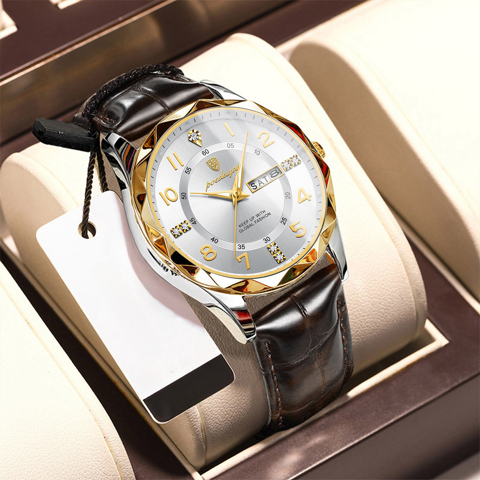 Swiss New Style Men's Watch Water-resistant Luminous Quartz Watch Designer Watch Business Watch Outdoor Sports Watch Luxurious Combination